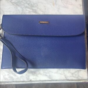 Elim & Paul Royal Blue Clutch Wristlet